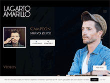 Tablet Screenshot of lagartoamarillo.com